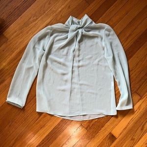 Zara Mint Green Sheer Blouse - size Small